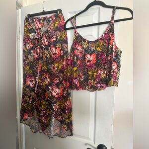 Never Worn Crop Top and Pants Set